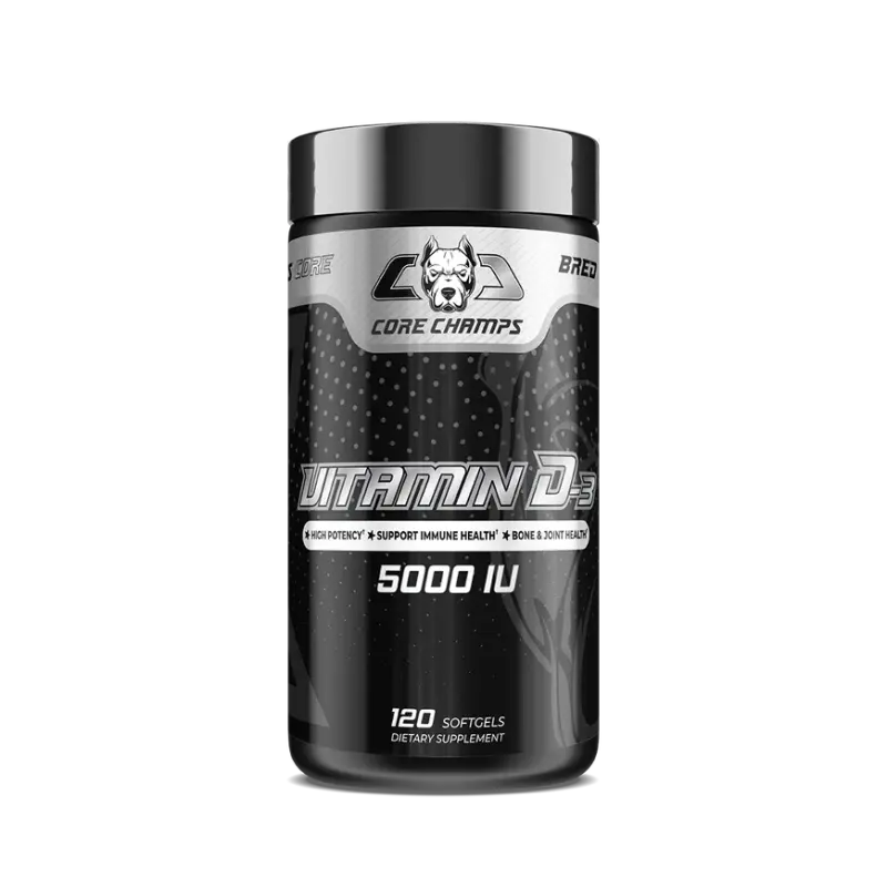 CORE CHAMPS vitamin D3 5000 IU 120 softgels