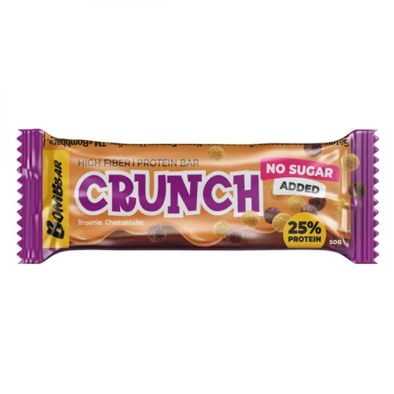 Bombbar Glazed bar crunch 50g Brownie cheesecake 