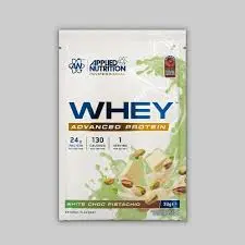 1 Serving AN critical whey white choc pistachio