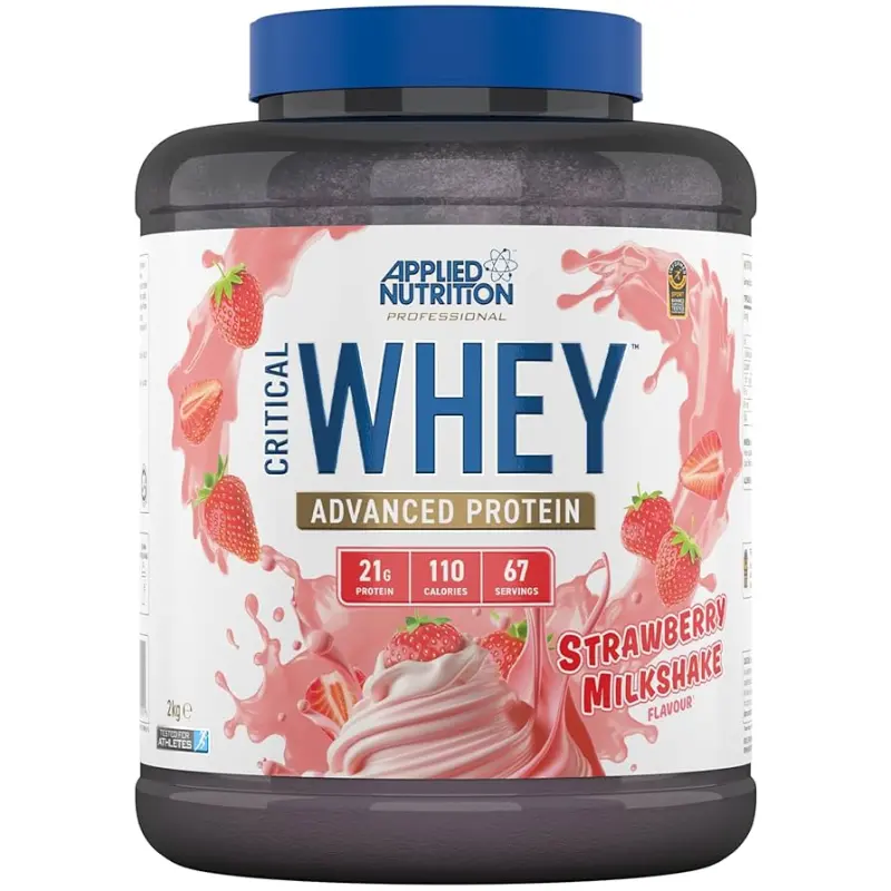 AN Critical Whey 2kg Strawberry milkshake