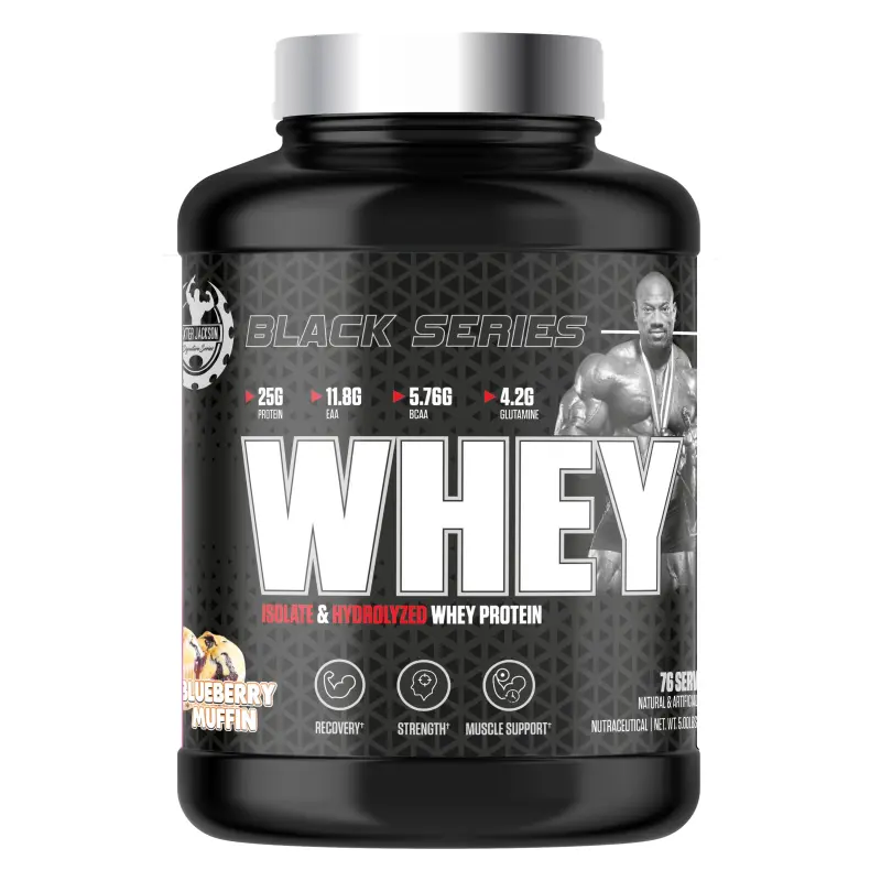 DEXTER BLACK WHEY BLUEBERRY MUFFIN