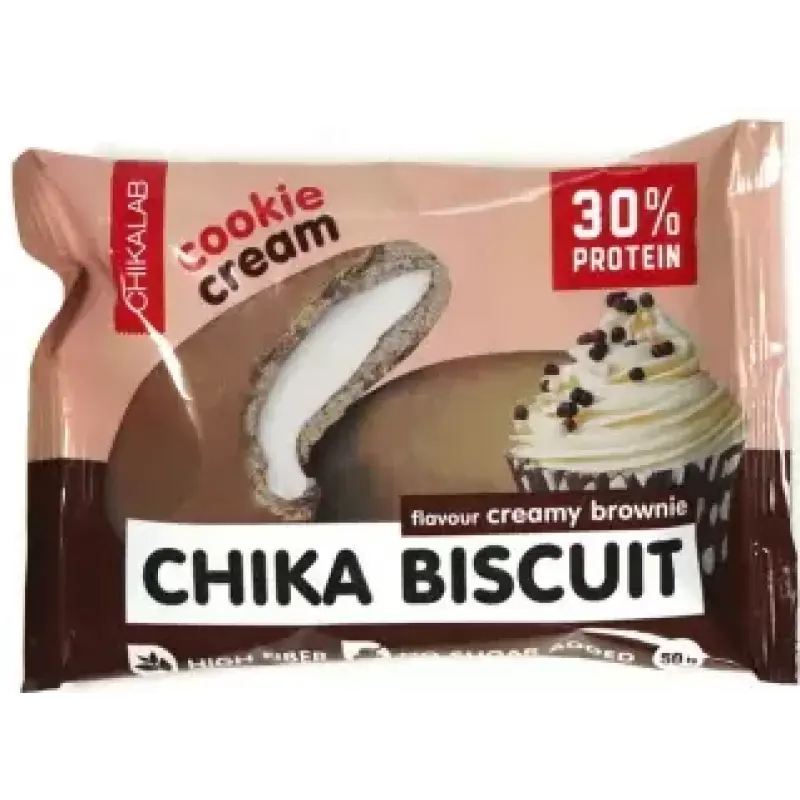 Chika Cookie with filling 50g Creamy brownie