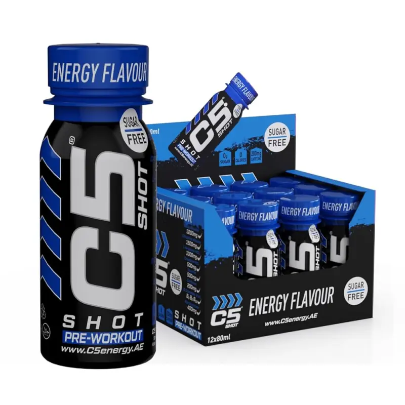 C5 Pre Workout shot 80ml energy flavor