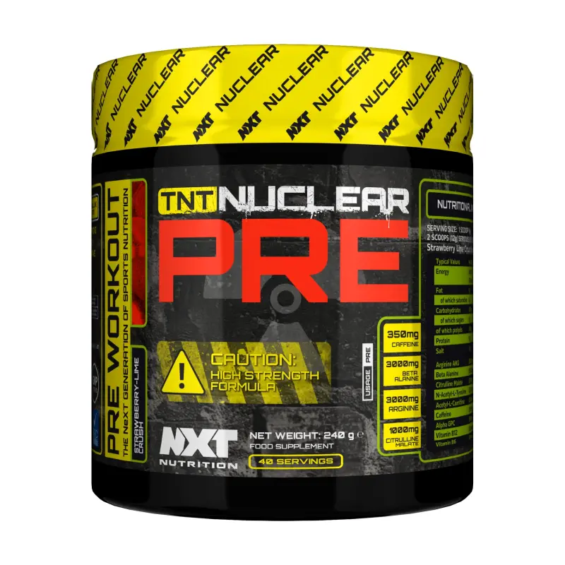 NXT TNT Nuclear PRE Strawberry Lime Crush 240g 