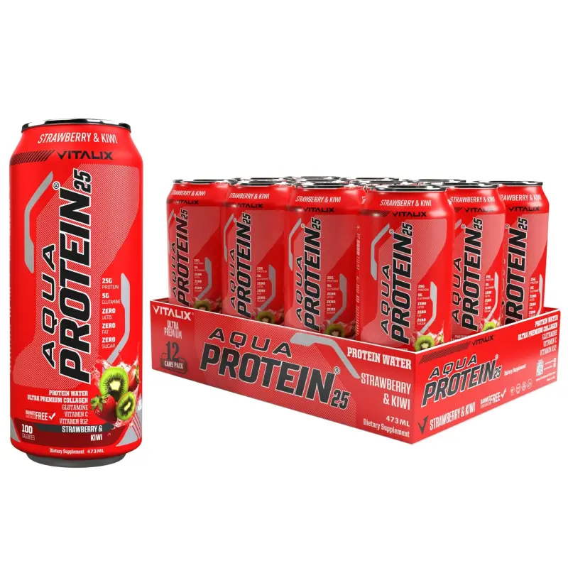 Ultramade Aqua protein 473ml Strawberry & Kiwi 