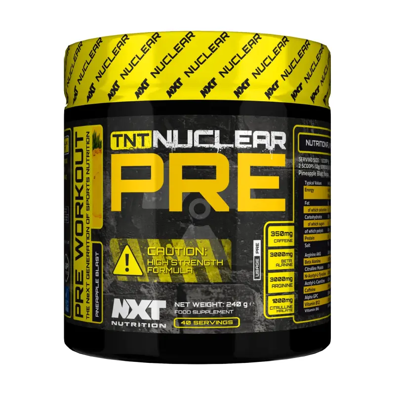 NXT TNT Nuclear PRE Pineapple Blast 240g 