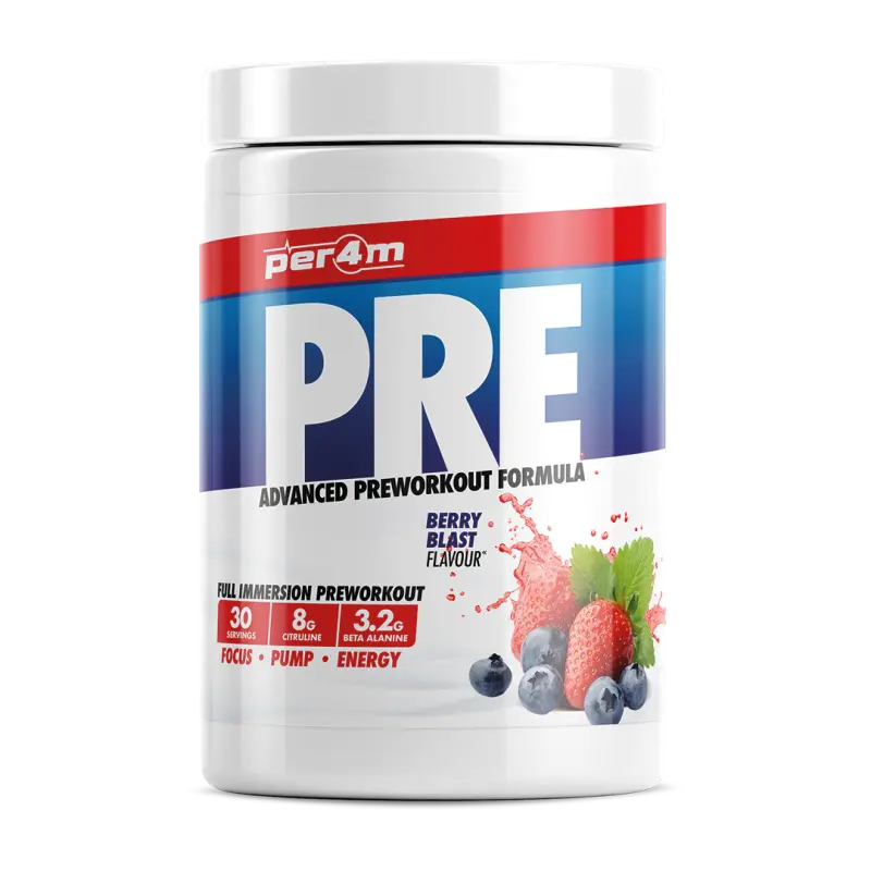 Perm 4 Preworkout 95g Berry Blast