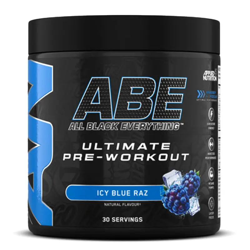 AN ABE Pre workout 375g  icy blue raz 