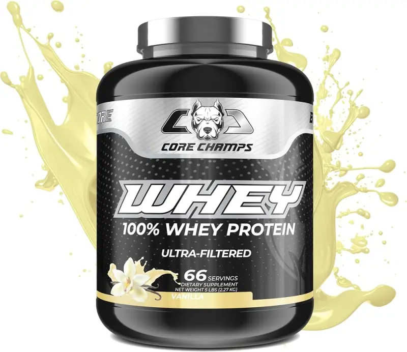 CORE CHAMPS WHEY PROTEIN 5LBS/2. 27KG - VANILLA 