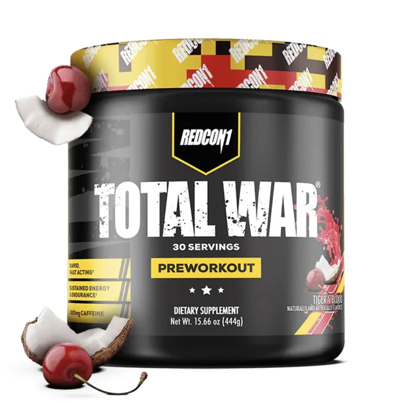 REDCON1 total war pre workout 30 serving tigers blood