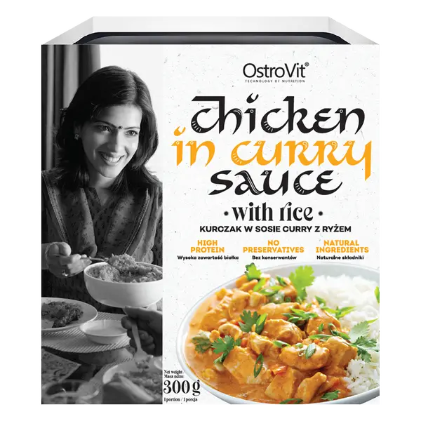 Ostrovit Chicken Dish 300 g (Curry Sauce with Rice)