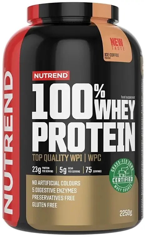 NUTREND 100% WHEY PROTEIN 2250 g (Ice Coffee)