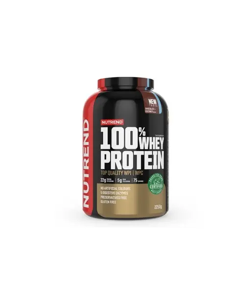 NUTREND 100% WHEY PROTEIN 2250 g (CHOCOLATE + COCOA)