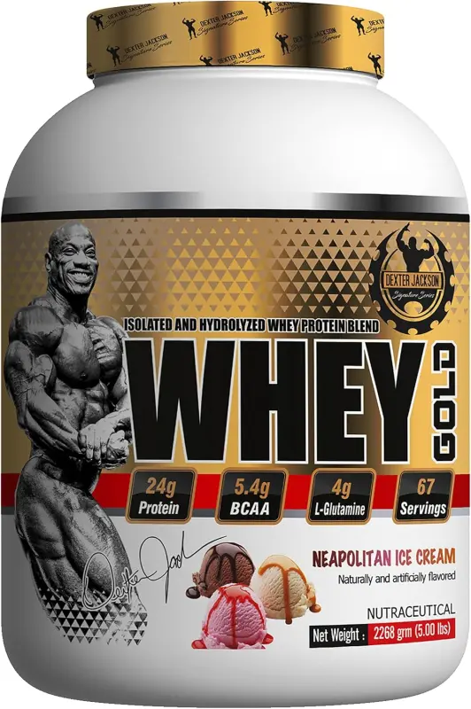 DEXTER GOLD WHEY NEAPOLITAN ICE CREAM