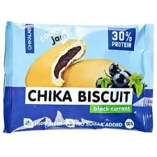 Chika Cookie with filling 50g Black currant biscuit 