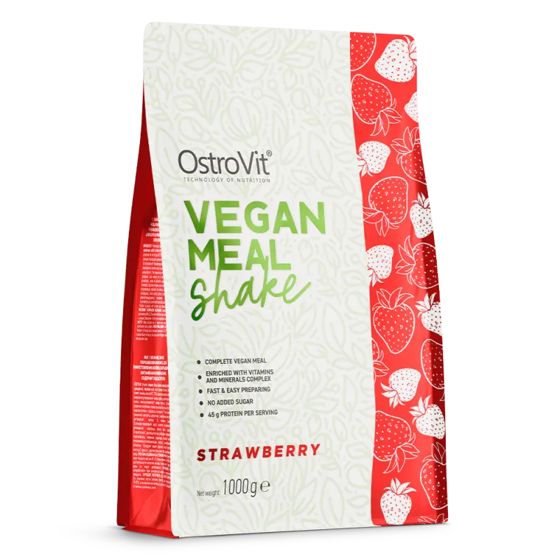 Ostrovit vegan meal shake strawberry 1000g