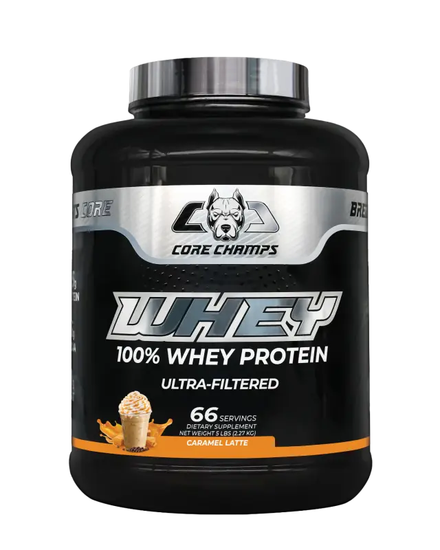 CORE CHAMPS WHEY PROTEIN 5LBS/2. 27KG - CARAMEL CAPPUCCINO 