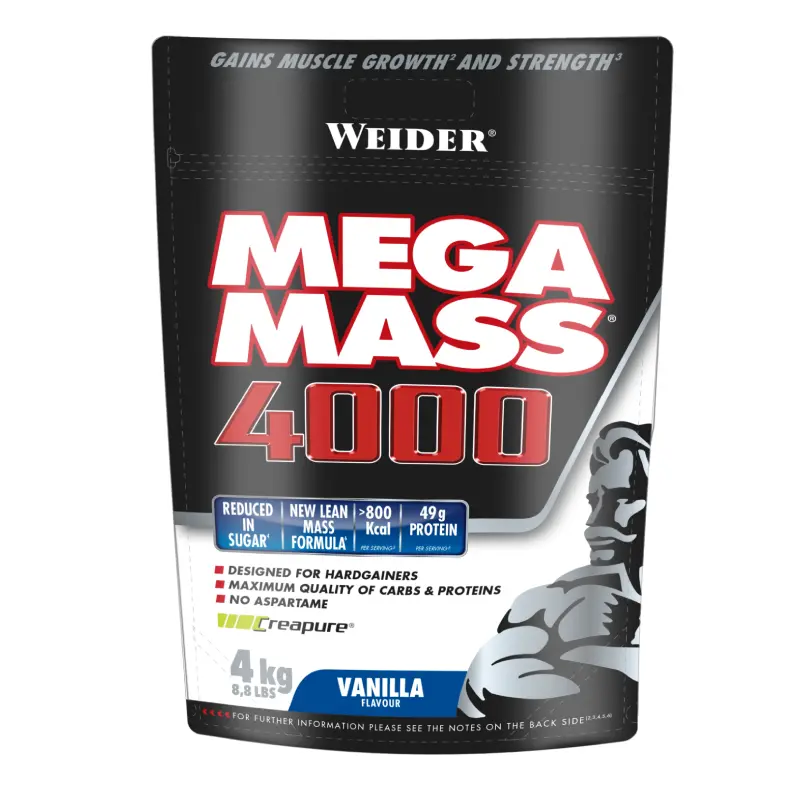 Weider mega mass 4KG vanilla