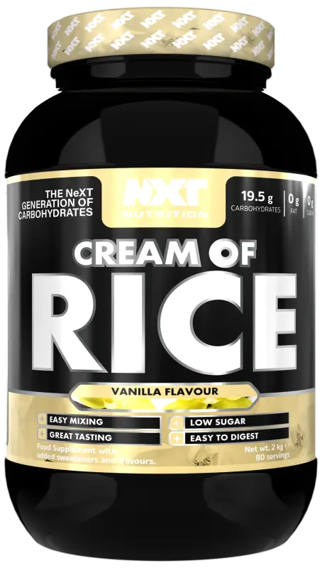 NXT Nutrition Cream of Rice Vanilla 2kg