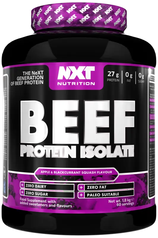 NXT Beef Protein Isolate 1.8kg Apple & Blackcurrant 