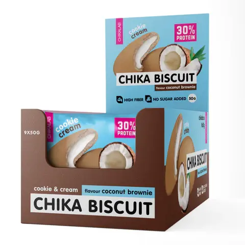 Chika Cookie with filling 50g Coconut Brownie 