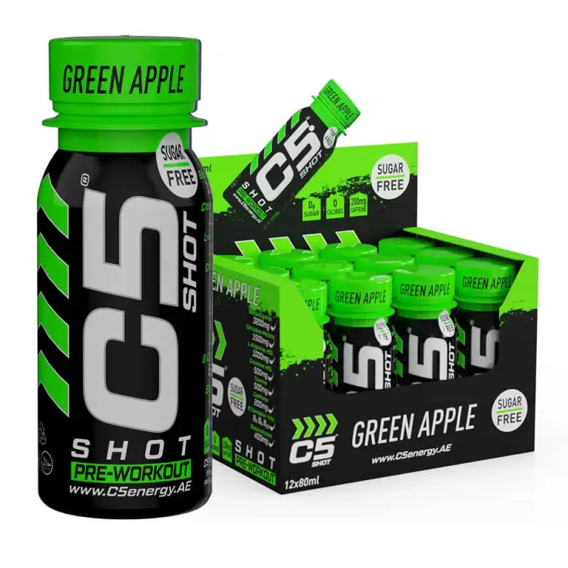 C5 Preworkout shot 80 ml green apple 