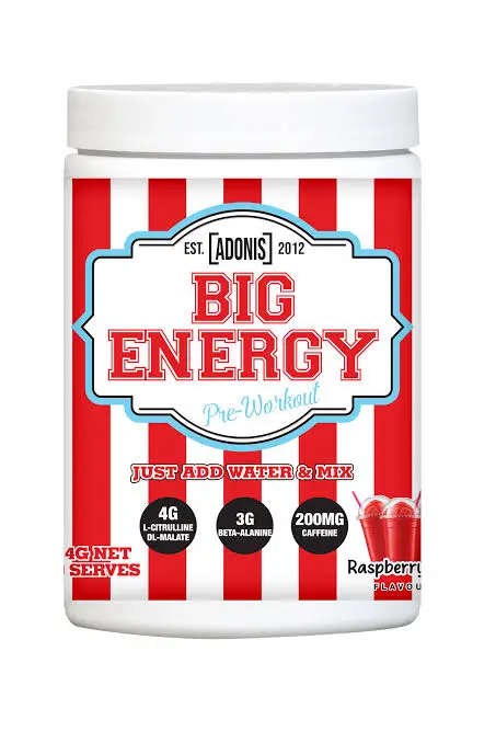 Adonis Big Energy Pre workout 414g Raspberry Ice