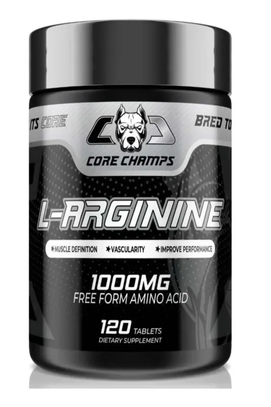 CORE CHAMPS L-arginine 1000mg 120 tablets