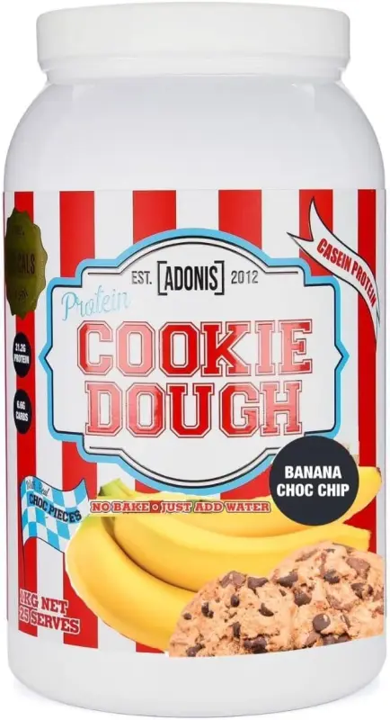 Adonis cookie dough 1kg Banana choc chip 