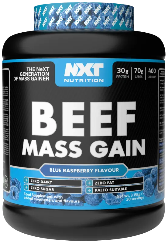 NXT Beef mass gain 3.15kg Blue raspberry