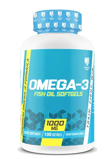 Muscle Rulz Omega 3 Fish oil 1000mg 100 softgels