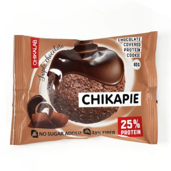 Chika Cookie with filling 60g Triple chocolate 