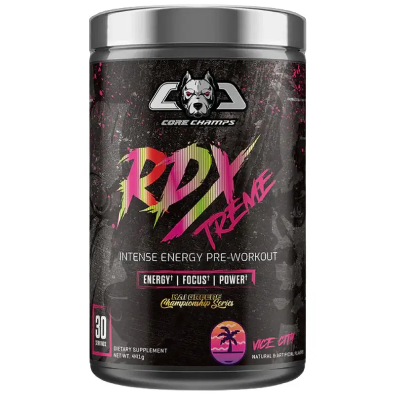 Core champs RDX extreme pre workout 441g vice city