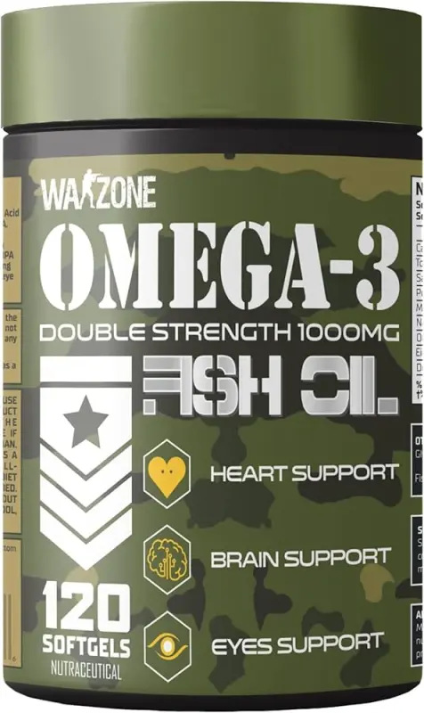 WARZONE Omega-3 Double Strength Fish Oil