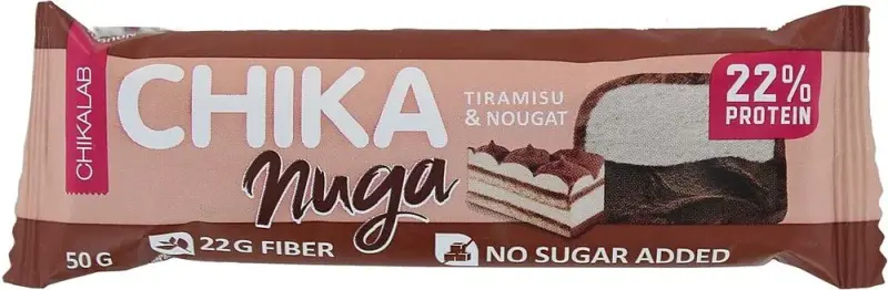 Chika Glazed bar 50g Nougat with tiramisu 