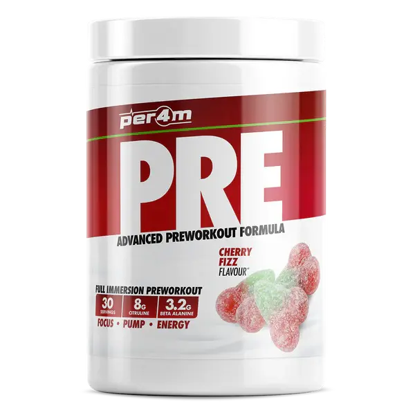 Perm 4 Preworkout 570g Cherry Fizz