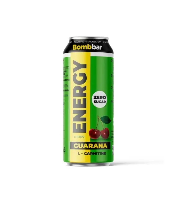 Bombbar carbonated drink L-carnitine with guarana 500ml cherry 