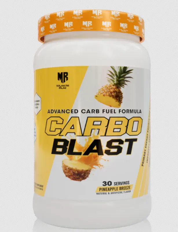 Muscle Rulz Carbo  30 serving pineapple breeze