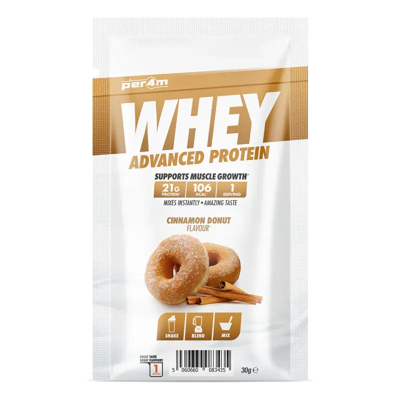 Per4m Whey 1 Serving Cinnamon Donut