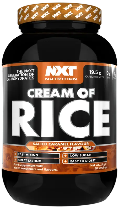 NXT Nutrition Cream of Rice Salted Caramel 2kg 