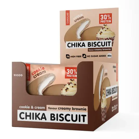 Chika Cookie with filling 50g Cappuccino biscuit 