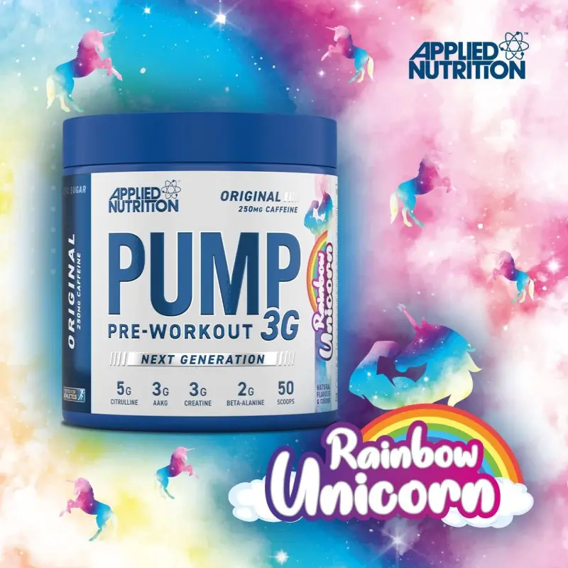AN Pump3G pre workout 375g Rainbow Unicorn