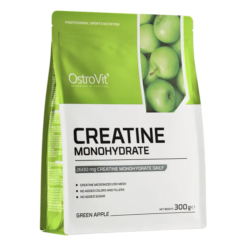 OstroVit Creatine Monohydrate 300 g (green apple)