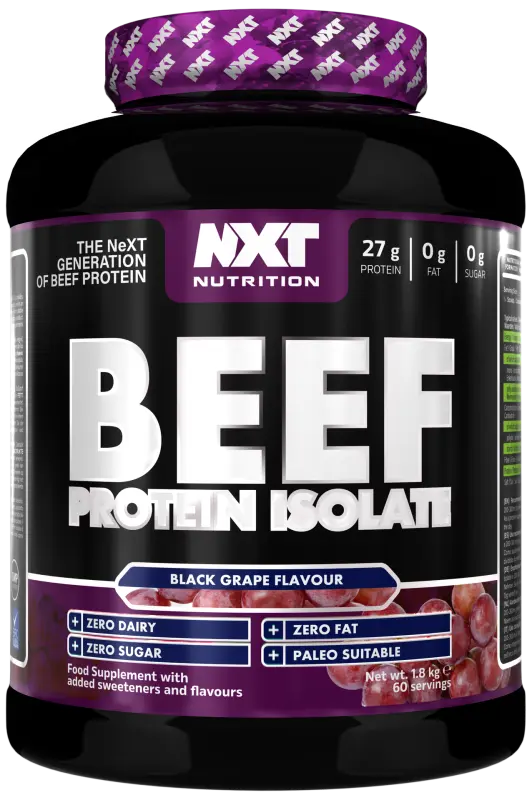NXT Beef Protein Isolate 1.8kg Black Grape