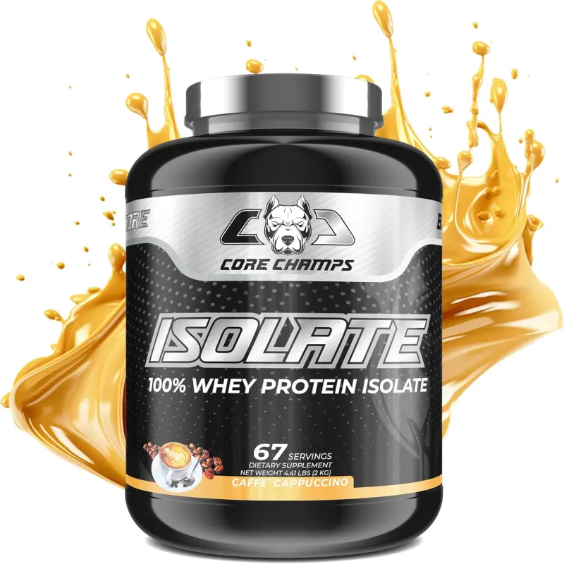 Core Champs isolate 100% whey protein isolate caffe cappuccino 