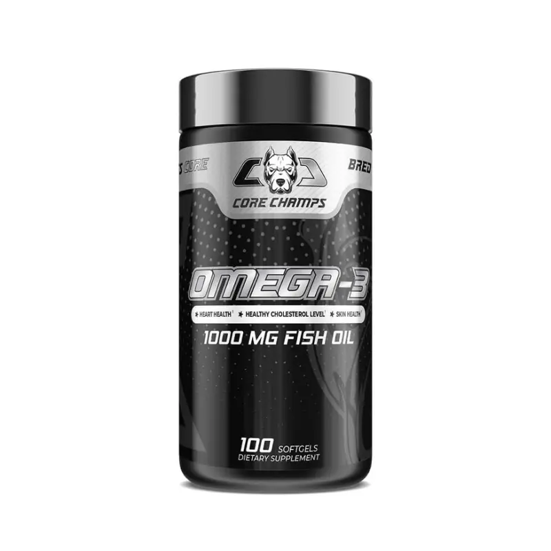 CORE CHAMPS omega-3 1000mg fish oil 100 softgels