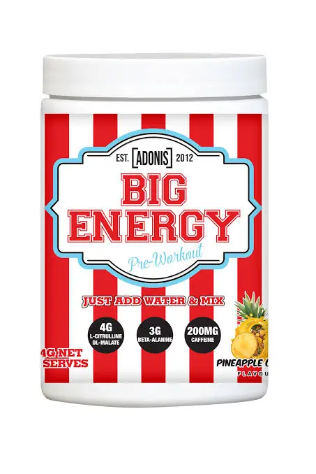 Adonis Big Energy Pre workout 414g Pineapple Crush