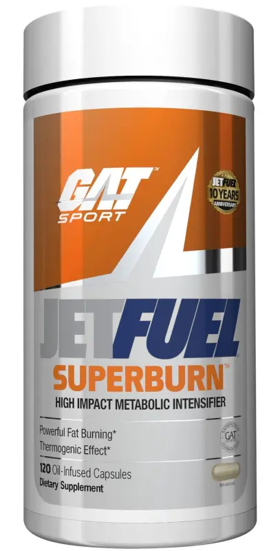 GAT JETFuel superburn 120 oil-infused capsules