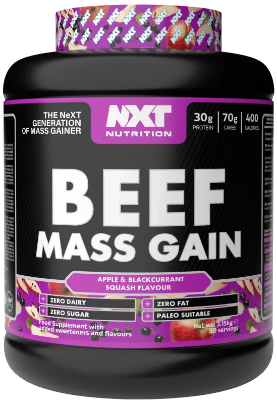 NXT Beef mass gain 3.15kg apple blackcurrant