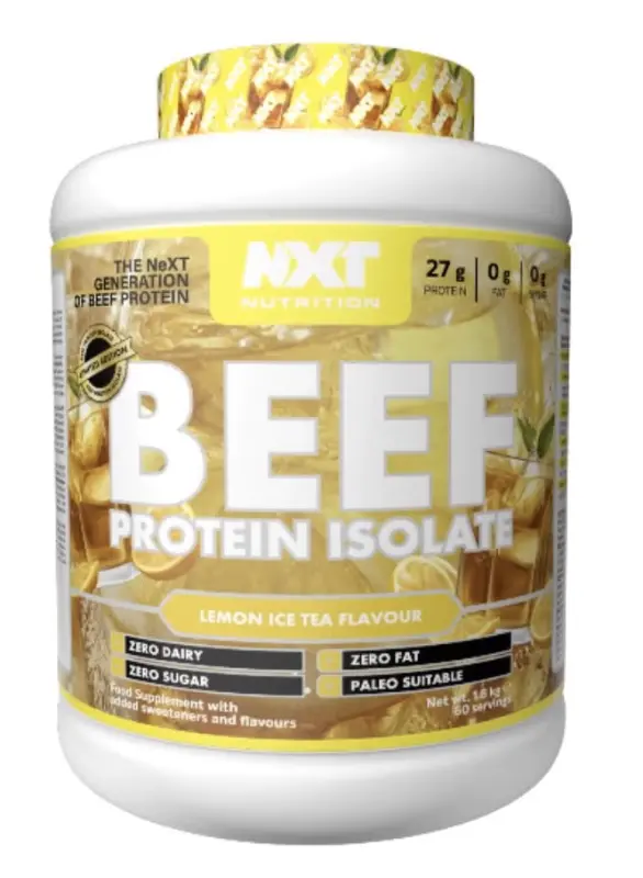 NXT Beef Protein Isolate 1.8kg Lemon ice tea
